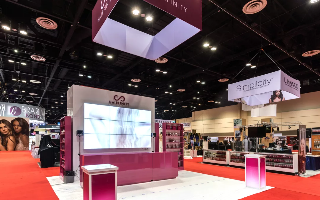 Featured Trade Show Booth, July: Hairfinity