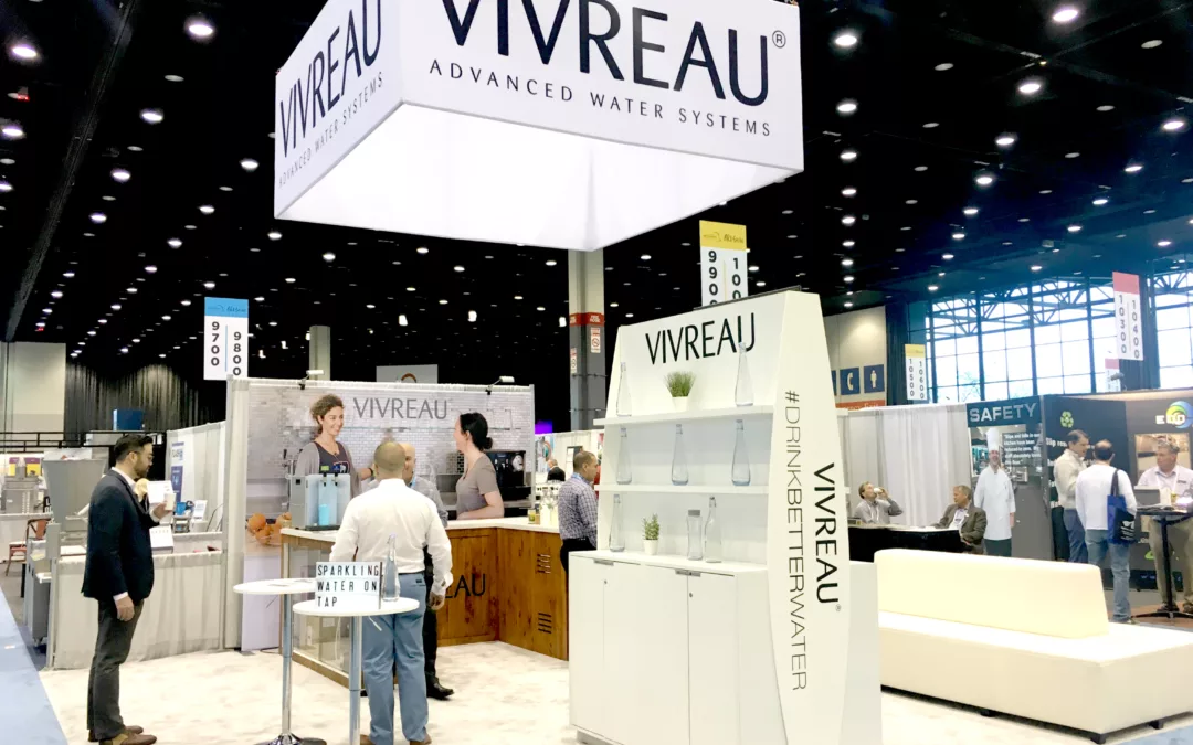 Featured Trade Show Booth, July: Vivreau Water